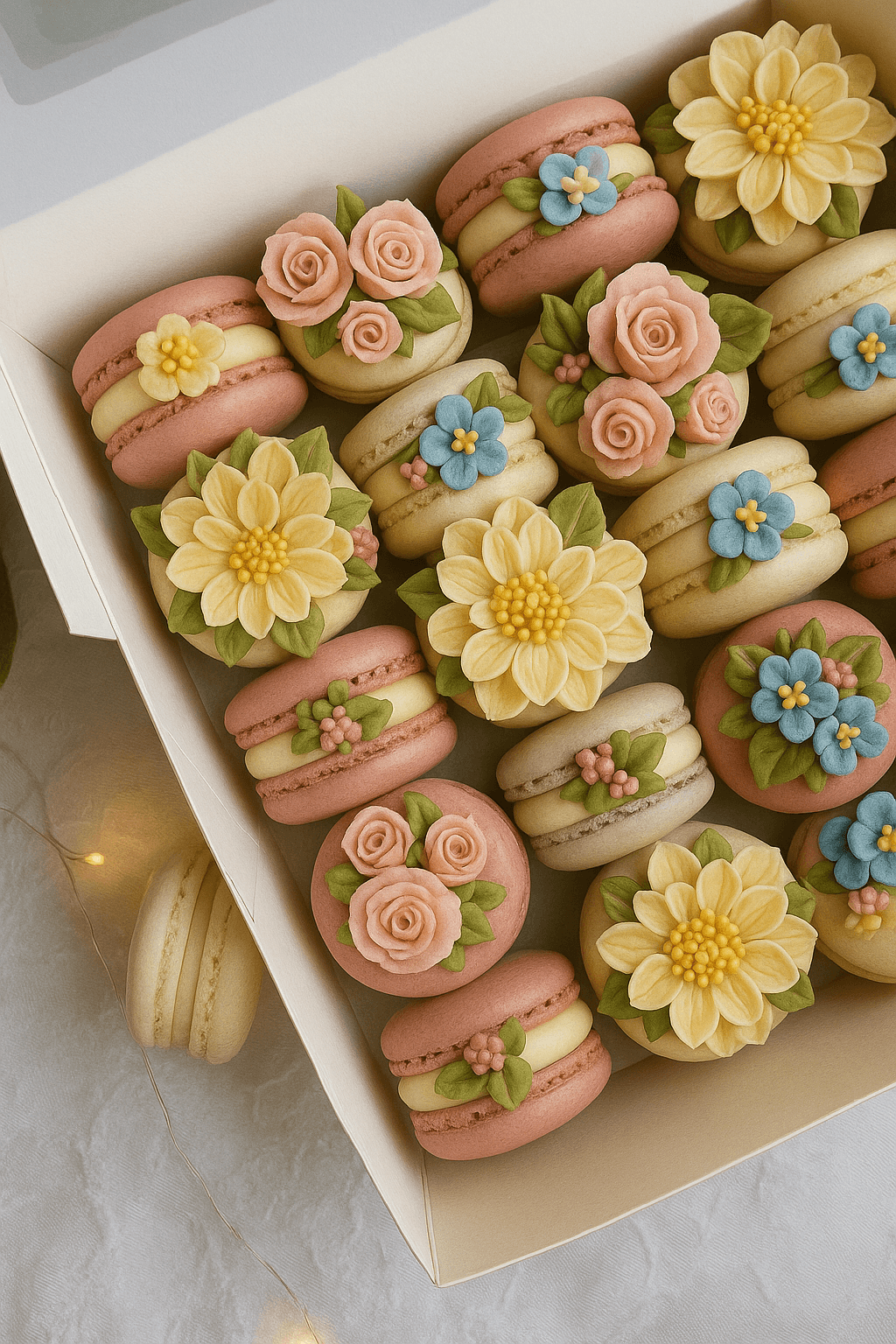 Colorful macarons