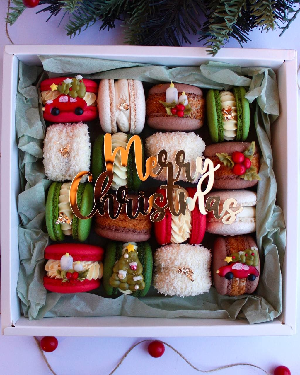 Special Christmas Macaron Box — For The Ones You Love - view 1