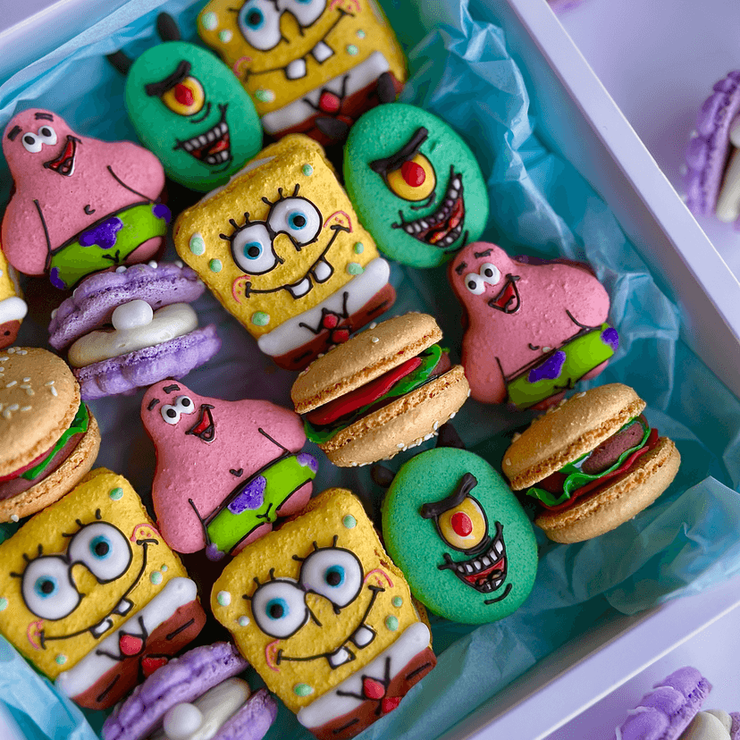 Premium Macaron Box - Custom Themed  Macarons