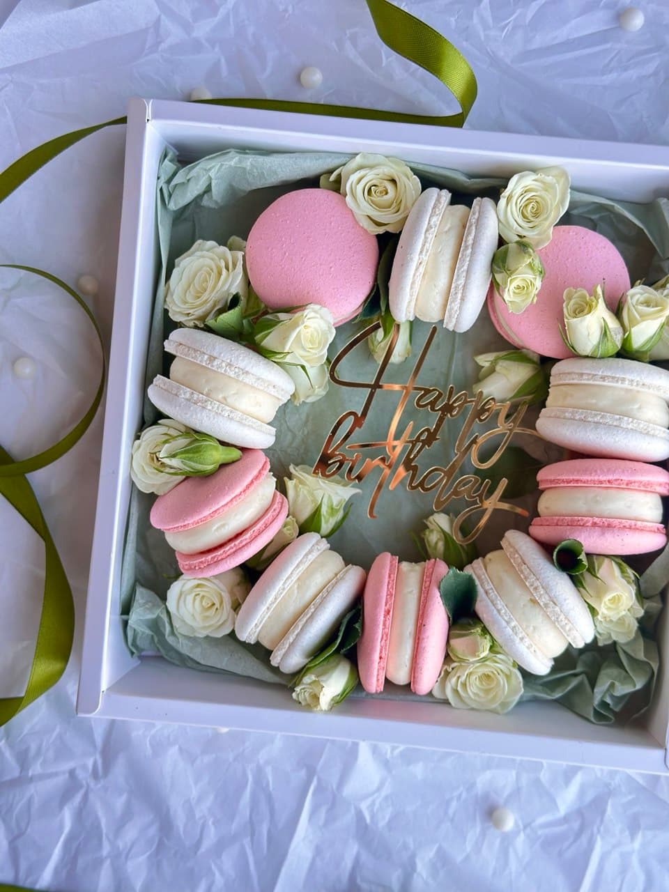 🌸 Flower Wreath “Blush Harmony”