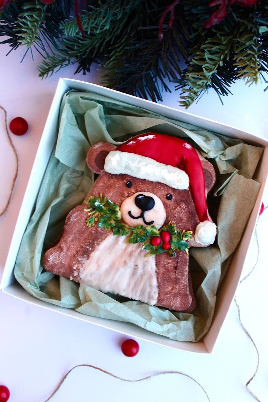 Christmas Bear — 3D Macaron