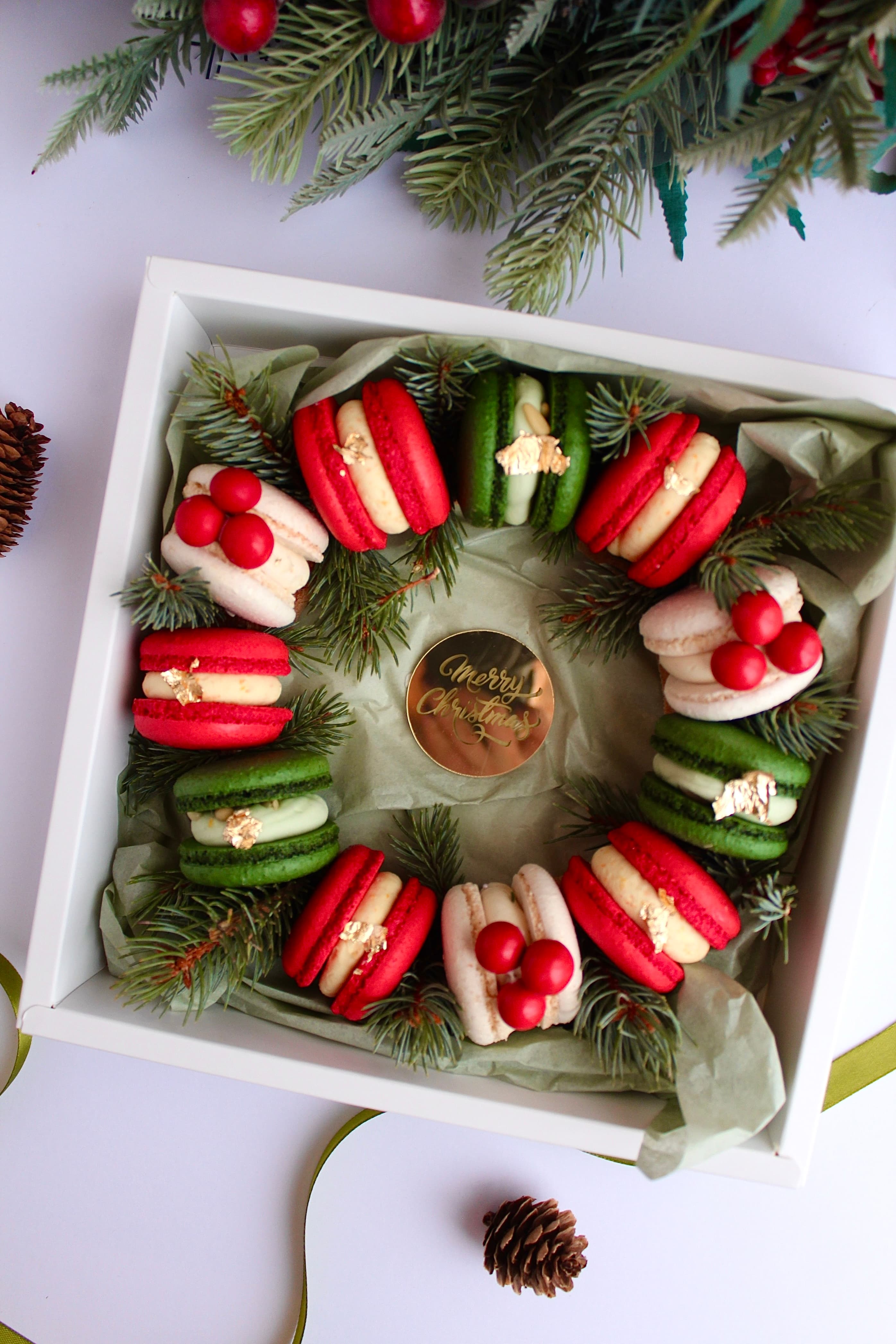 Christmas Macaron Wreath - view 4