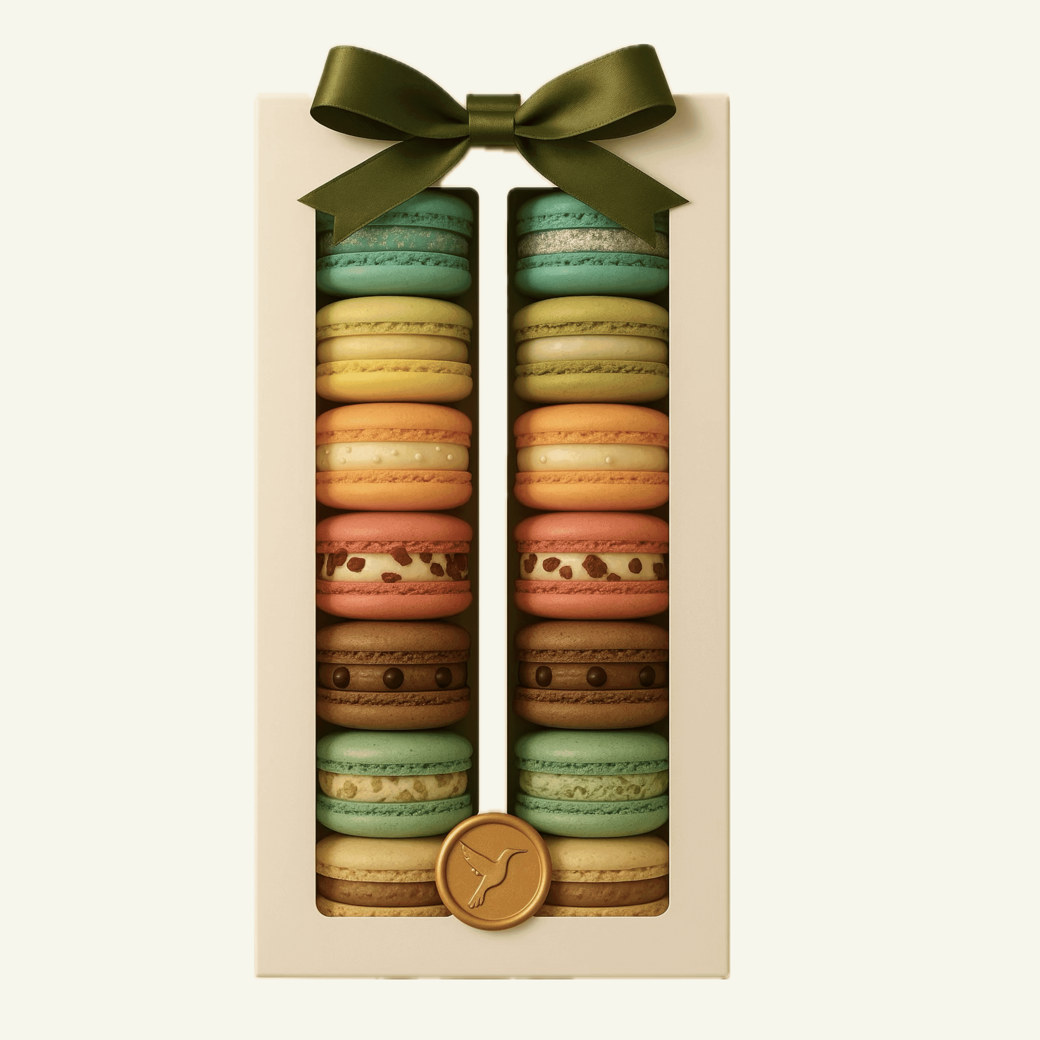 Box of 16 macarons